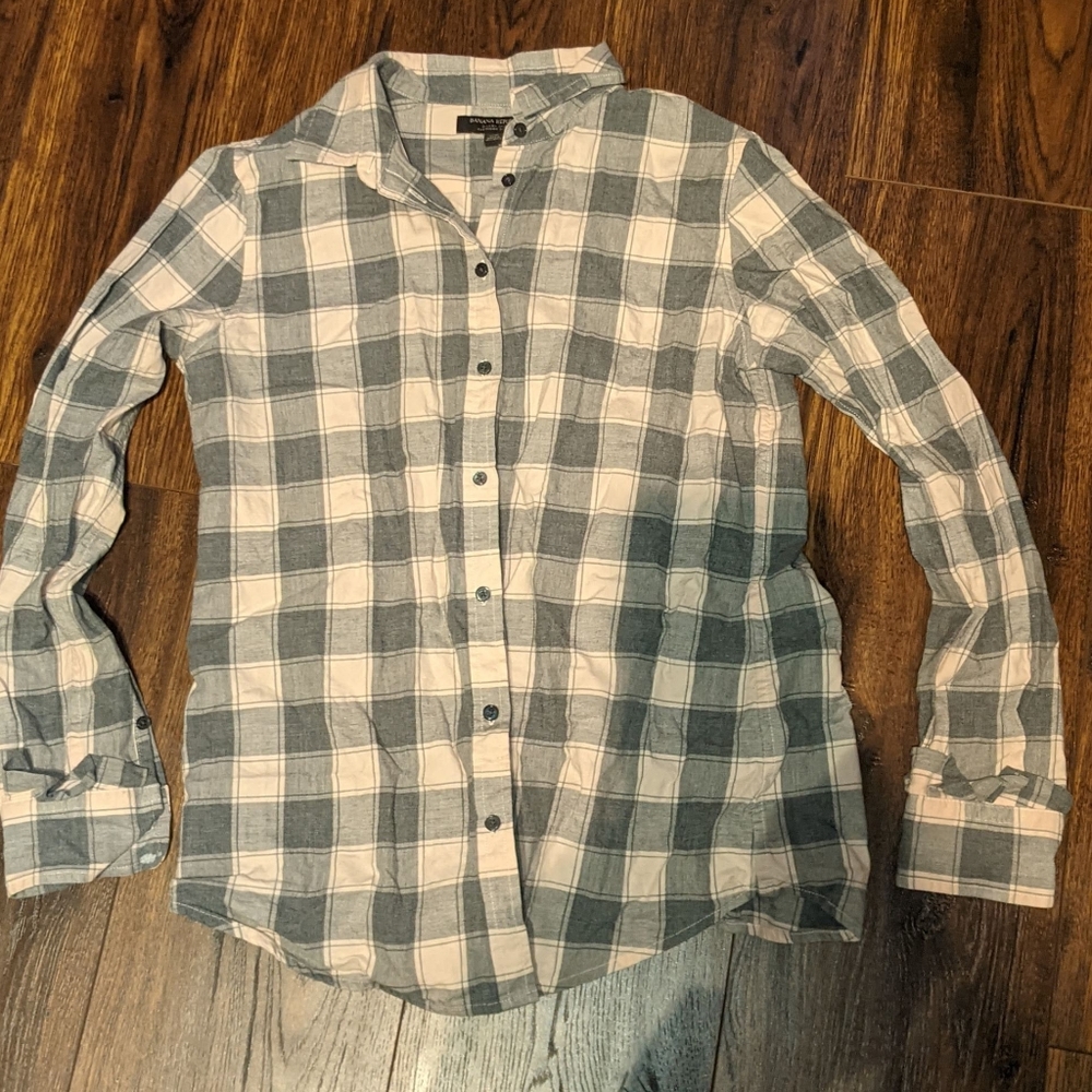 Banana Republic Ruffled Dhillon Shirt - Picture 2 of 7
